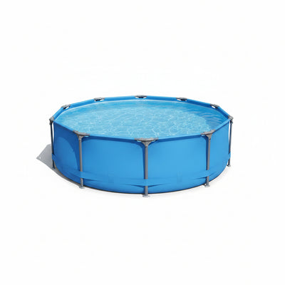 12Ft X 30In above Ground Swimming Pool,Outdoor Steel Frame round Swimming Pool,Easy Set Pool